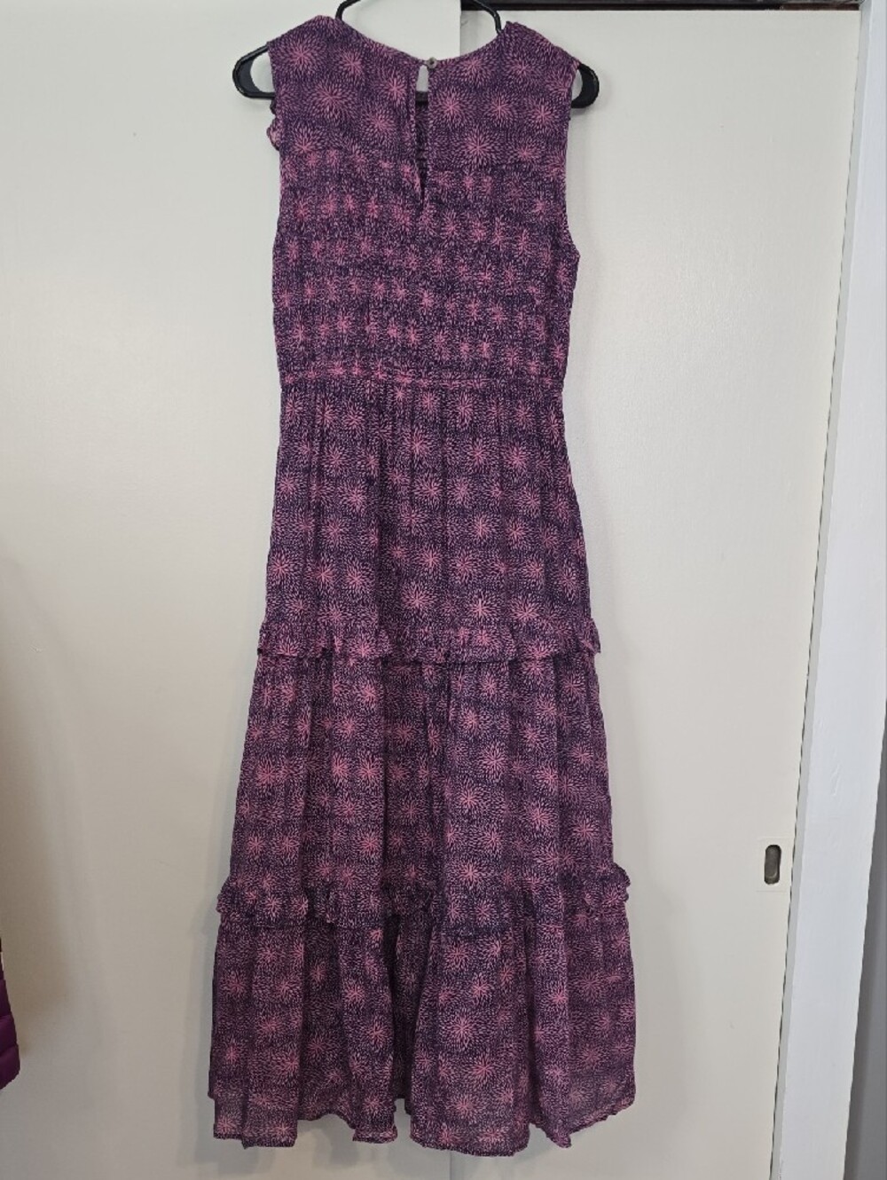 Banjanan Plum & Pink Printed Ruffle Iris Dress Petal - Picture 8 of 11